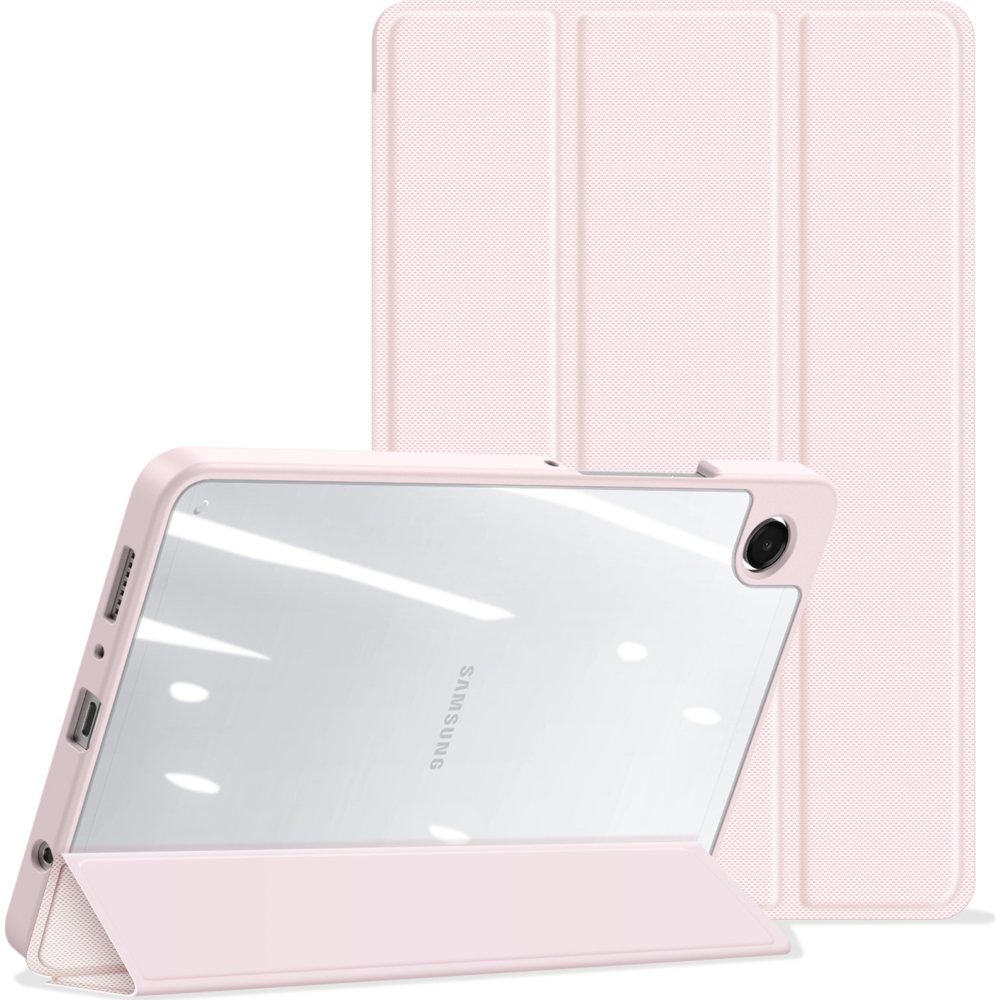 Etui z klapką Dux Ducis Toby do Samsung Galaxy Tab A11/A9, różowe